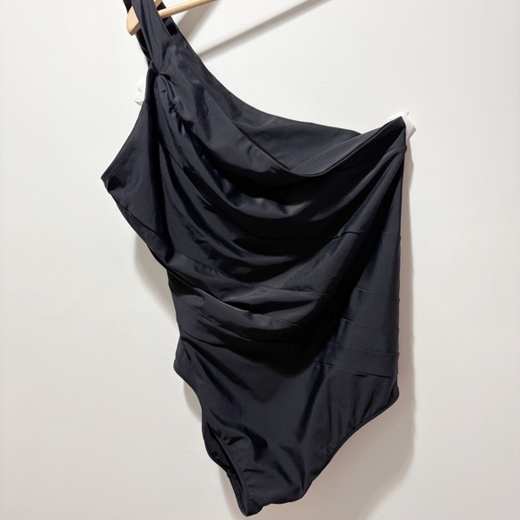 Summersalt The Sidestroke One Piece Swimsuit Size 22 Sea Urchin Black NWOT - Picture 7 of 16